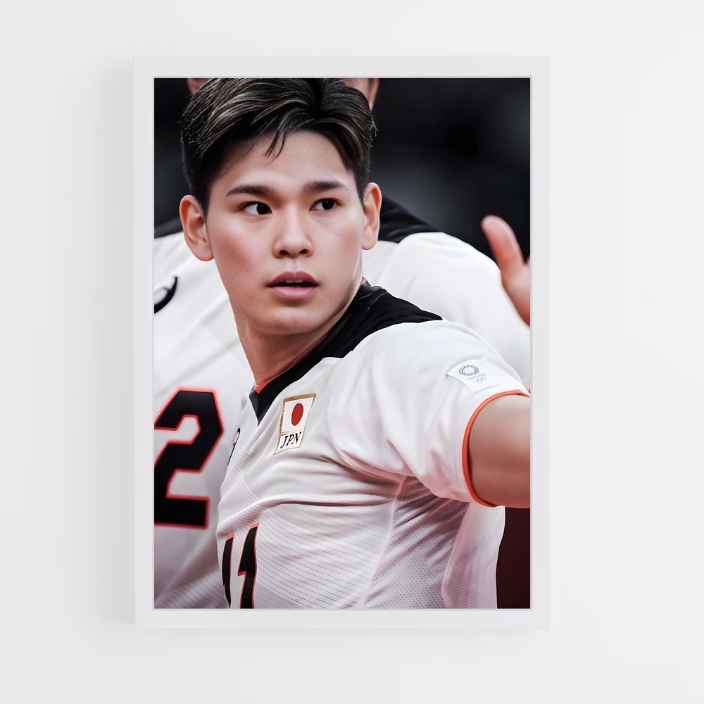 Poster Yuji nishida idéales – affiche Volleyball (vue 3)